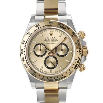 Rolex Cosmograph Daytona 2-tone 18k Yellow Gold/904l Steel Ref.126503 Gold Dial Stick Markers 40mm Cal.4131 Swiss Replica Super Clone New 2024 Model