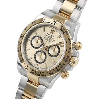 Rolex Cosmograph Daytona 2-tone 18k Yellow Gold/904l Steel Ref.126503 Gold Dial Stick Markers 40mm Cal.4131 Swiss Replica Super Clone New 2024 Model