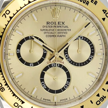 Rolex Cosmograph Daytona 2-tone 18k Yellow Gold/904l Steel Ref.126503 Gold Dial Stick Markers 40mm Cal.4131 Swiss Replica Super Clone New 2024 Model