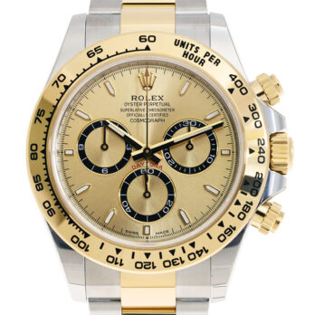 Rolex Cosmograph Daytona 2-tone 18k Yellow Gold/904l Steel Ref.126503 Gold Dial Stick Markers 40mm Cal.4131 Swiss Replica Super Clone New 2024 Model