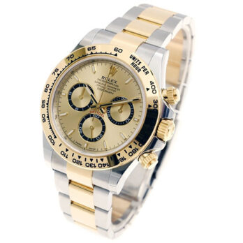 Rolex Cosmograph Daytona 2-tone 18k Yellow Gold/904l Steel Ref.126503 Gold Dial Stick Markers 40mm Cal.4131 Swiss Replica Super Clone New 2024 Model