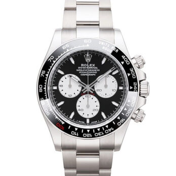 Rolex Cosmograph Daytona Le Mans 18k White Gold Panda Black Dial 40mm Ref:126529ln Cal.4132 Swiss Replica Super Clone New 2024 Model