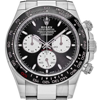 Rolex Cosmograph Daytona Le Mans 18k White Gold Panda Black Dial 40mm Ref:126529ln Cal.4132 Swiss Replica Super Clone New 2024 Model