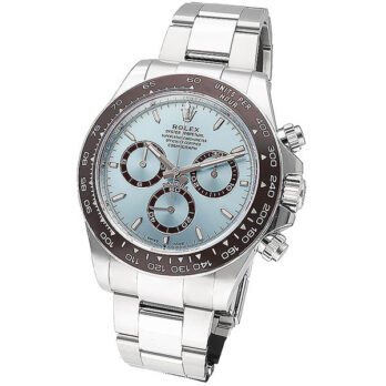 Rolex Cosmograph Daytona Platinum Ref.126506 Ice Blue Dial Stick Markers 40mm Cal.4131 Swiss Replica Super Clone New 2024 Model