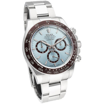 Rolex Cosmograph Daytona Platinum Ref.126506 Ice Blue Dial Stick Markers 40mm Cal.4131 Swiss Replica Super Clone New 2024 Model