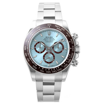 Rolex Cosmograph Daytona Platinum Ref.126506 Ice Blue Dial Stick Markers 40mm Cal.4131 Swiss Replica Super Clone New 2024 Model