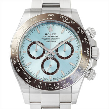 Rolex Cosmograph Daytona Platinum Ref.126506 Ice Blue Dial Stick Markers 40mm Cal.4131 Swiss Replica Super Clone New 2024 Model