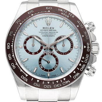 Rolex Cosmograph Daytona Platinum Ref.126506 Ice Blue Dial Stick Markers 40mm Cal.4131 Swiss Replica Super Clone New 2024 Model