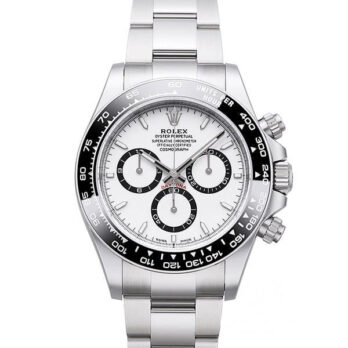 Rolex Cosmograph Daytona 904l Steel Ceramic White Dial 40mm Ref:126500ln Cal.4131 Swiss Replica Super Clone New 2024 Model