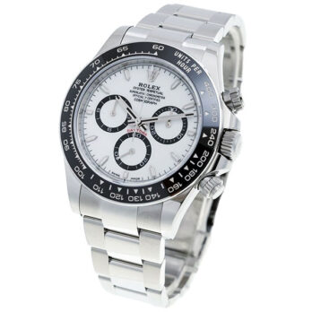 Rolex Cosmograph Daytona 904l Steel Ceramic White Dial 40mm Ref:126500ln Cal.4131 Swiss Replica Super Clone New 2024 Model