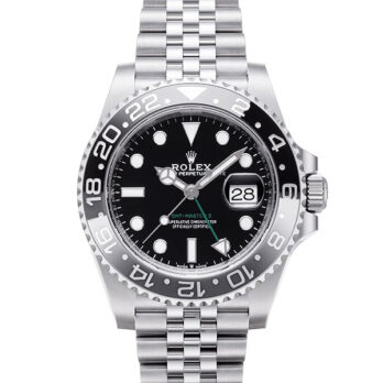 Rolex Gmt-master Ii Black/grey Ceramic Bezel 904l Steel Jubilee Bracelet 40mm 126710grnr Swiss Made Replica Super Clone