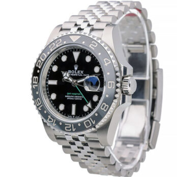 Rolex Gmt-master Ii Black/grey Ceramic Bezel 904l Steel Jubilee Bracelet 40mm 126710grnr Swiss Made Replica Super Clone