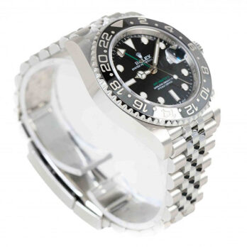 Rolex Gmt-master Ii Black/grey Ceramic Bezel 904l Steel Jubilee Bracelet 40mm 126710grnr Swiss Made Replica Super Clone