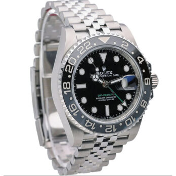 Rolex Gmt-master Ii Black/grey Ceramic Bezel 904l Steel Jubilee Bracelet 40mm 126710grnr Swiss Made Replica Super Clone