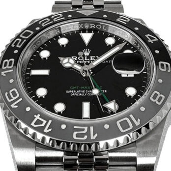 Rolex Gmt-master Ii Black/grey Ceramic Bezel 904l Steel Jubilee Bracelet 40mm 126710grnr Swiss Made Replica Super Clone