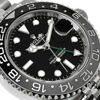 Rolex Gmt-master Ii Black/grey Ceramic Bezel 904l Steel Jubilee Bracelet 40mm 126710grnr Swiss Made Replica Super Clone