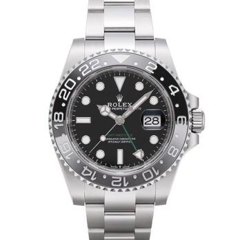 Rolex Gmt-master Ii Black/grey Ceramic Bezel 904l Steel Oyster Bracelet 40mm 126710grnr Swiss Made Replica Super Clone