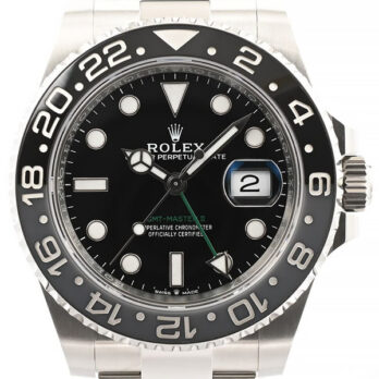 Rolex Gmt-master Ii Black/grey Ceramic Bezel 904l Steel Oyster Bracelet 40mm 126710grnr Swiss Made Replica Super Clone