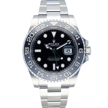 Rolex Gmt-master Ii Black/grey Ceramic Bezel 904l Steel Oyster Bracelet 40mm 126710grnr Swiss Made Replica Super Clone