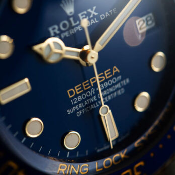 Rolex Deepsea Gold Blue Dial Ceramic Bezel 18k Yellow Gold Wrap 904l Steel 44mm 136668lb Swiss Made Replica Super Clone